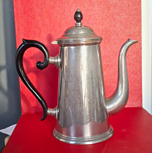 Antiker kaffeekrug nickel - antiker,