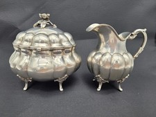 Alte Silber 800 Zuckerdose und