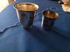 835 silber Vodka Becher Pokale