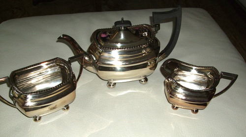 Antikes silbernes teiliges - antikes,