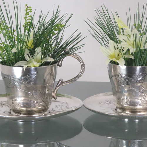 Jugenstil tasse unterteller - jugenstil,