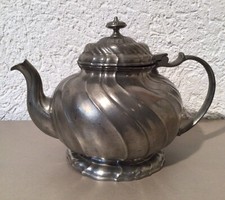 Ältere Teekanne Zinn ca. 17