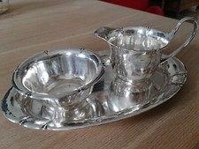 3 teiliges Zucker Sahne Set